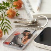 Handgeschriebenes Foto für benutzerdefinierte Lieb Schlüsselanhänger (Vorderseite rechts)