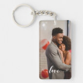 Handgeschriebenes Foto für benutzerdefinierte Lieb Schlüsselanhänger (Vorderseite)