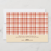 handgeschriebenes Foto für Erntedank Feiertagskarte (Rückseite)