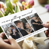 Handgeschriebenes Foto Save the Date Postkarte