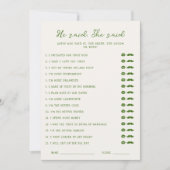 Handgeschriebenes Grün Er sagte, sie habe Karte (Vorderseite)