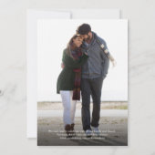 Handgeschriebenes Kalligrafie Einfaches Foto Save  (Rückseite)