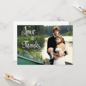 Handgeschriebenes künstlerisches Hochzeitsszenario Karte (Vorderseite/Rückseite Beispiel)