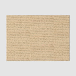 Handgeschriebenes kursives Skript Seidenpapier