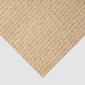 Handgeschriebenes kursives Skript Seidenpapier (Ausschnitt)