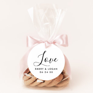 Handgeschriebenes Liebes-Hochzeitspaar Permastempel