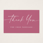 Handgeschriebenes Logo-Skript, das durch Einfügen (Vorderseite)