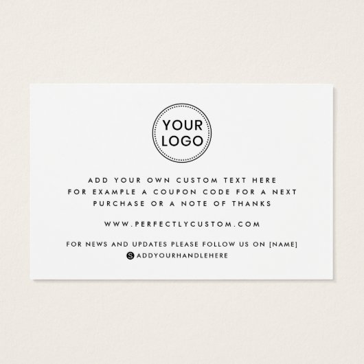 Handgeschriebenes Logo-Skript, das durch Einfügen (Rückseite)