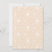 Handgeschriebenes minimalistisches Hello New Baby  Ankündigung (Rückseite)