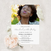 Handgeschriebenes minimalistisches Junggeselinnen- Einladung