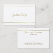 Handgeschriebenes, modernes, professionelles Desig Visitenkarte (Vorne/Hinten)