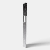 Handgeschriebenes Monogramm Fading Ombre Glitzern  Case-Mate iPhone Hülle (Rückseite / Rechts)