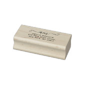 Handgeschriebenes Monogramm Holz Kunst Stempel (Stempel)