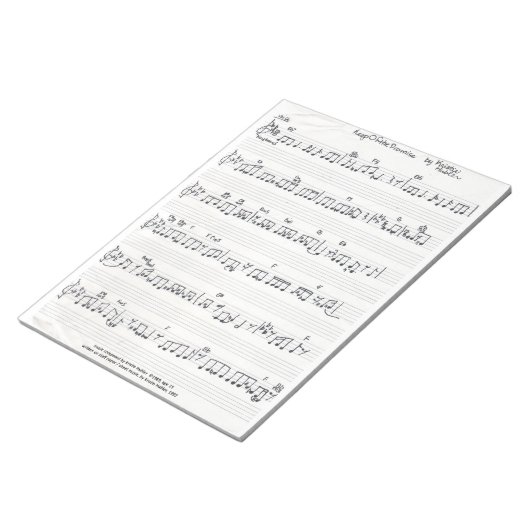 Handgeschriebenes Notizblock (angewinkelt)