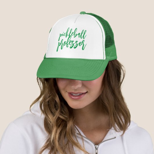 Handgeschriebenes Pickleball Professor Dinks Chalk Truckerkappe (Beispiel)