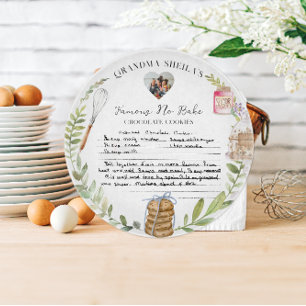 Handgeschriebenes Rezept Keepake Schneidebrett