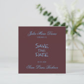 Handgeschriebenes Save-the-Date Save The Date (Stehend Vorderseite)
