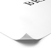 Handgeschriebenes Script Elegant Wedding Welcome S Poster (Ecke)