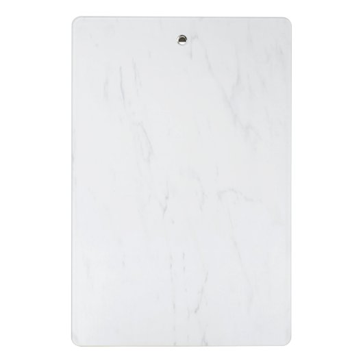 Handgeschriebenes Script Gold Monogram Elegant Mar Mini Klemmbrett (Rückseite)