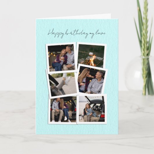 Handgeschriebenes Script Happy Birthday Card - Cus Karte (Vorderseite)