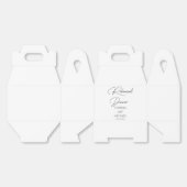 Handgeschriebenes Script Hochzeit Probe Dinner Geschenkschachtel (Ungeklappt)