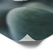 Handgeschriebenes Seelenquote (Quadrat) Poster (Ecke)