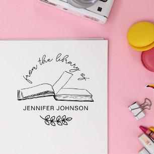 Handgeschriebenes Skript aus der Bibliothek des Bu Gummistempel