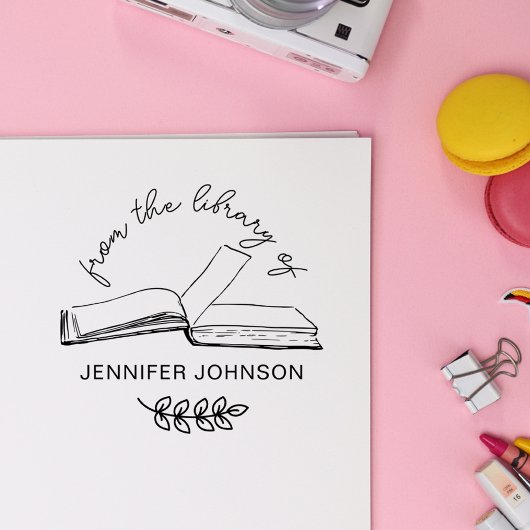 Handgeschriebenes Skript aus der Bibliothek des Bu Gummistempel