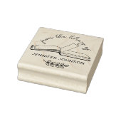 Handgeschriebenes Skript aus der Bibliothek des Bu Gummistempel (Stempel)