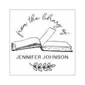 Handgeschriebenes Skript aus der Bibliothek des Bu Gummistempel (Prägung)