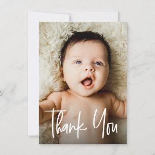 Handgeschriebenes Skript Custom Baby Foto und Nach Ankündigung