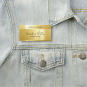 Handgeschriebenes Skript Elegant Modernes Glamour Namensschild (Beispiel)