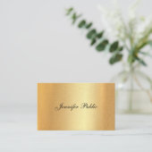 Handgeschriebenes Skript Elegante Kalligrafie-Imit Visitenkarte (Stehend Vorderseite)