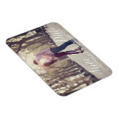 Handgeschriebenes Skript-Foto Speichern der Datums Magnet (Rechte Seite)