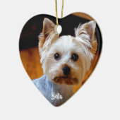 Handgeschriebenes Skript für benutzerdefinierte Fo Keramik Ornament (Links)