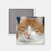 Handgeschriebenes Skript für Foto Magnet (Vorderseite/Rückseite)