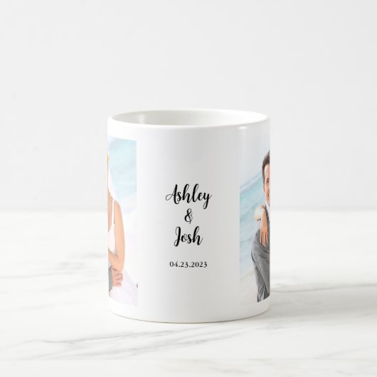 Handgeschriebenes Skript für Hochzeitsskripte im F Kaffeetasse (Mittel)