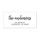 Handgeschriebenes Skript für lässige Pinsel Permastempel (Design)