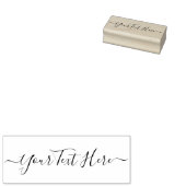 Handgeschriebenes Skript für Signaturtext Gummistempel (Stempel)