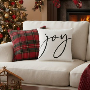 Handgeschriebenes Skript Joliday Throw Kissen