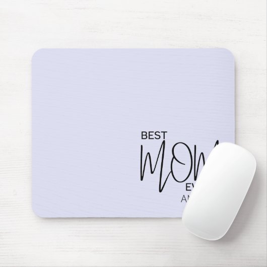 Handgeschriebenes Skript Minimalistisch Beste Mama Mousepad (Mit Mouse)