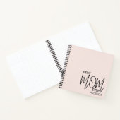 Handgeschriebenes Skript Minimalistisch Beste Mama Notizblock (Innenseite)