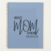 Handgeschriebenes Skript Minimalistisch Beste Mama Planer (Vorderseite)