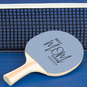 Handgeschriebenes Skript Minimalistisch Beste Mama Tischtennis Schläger
