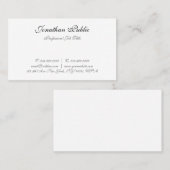 Handgeschriebenes Skript Modern Template Beruflich Visitenkarte (Vorne/Hinten)