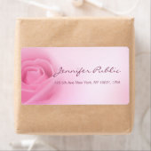 Handgeschriebenes Skript Moderne rosa Rosenvorlage (Insitu)