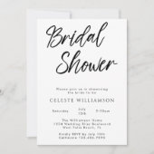 Handgeschriebenes Skript Modernes Minimalistisches Einladung (Vorderseite)