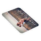 Handgeschriebenes Skript Speichern der Datumsmagne Magnet (Rechte Seite)