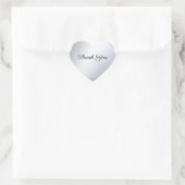 Handgeschriebenes Skript Vielen Dank, dass Sie Scr Herz-Aufkleber (Tasche)