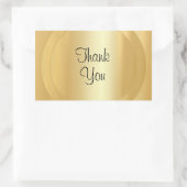 Handgeschriebenes Skript Vielen Dank Text Imitate  Rechteckiger Aufkleber (Tasche)